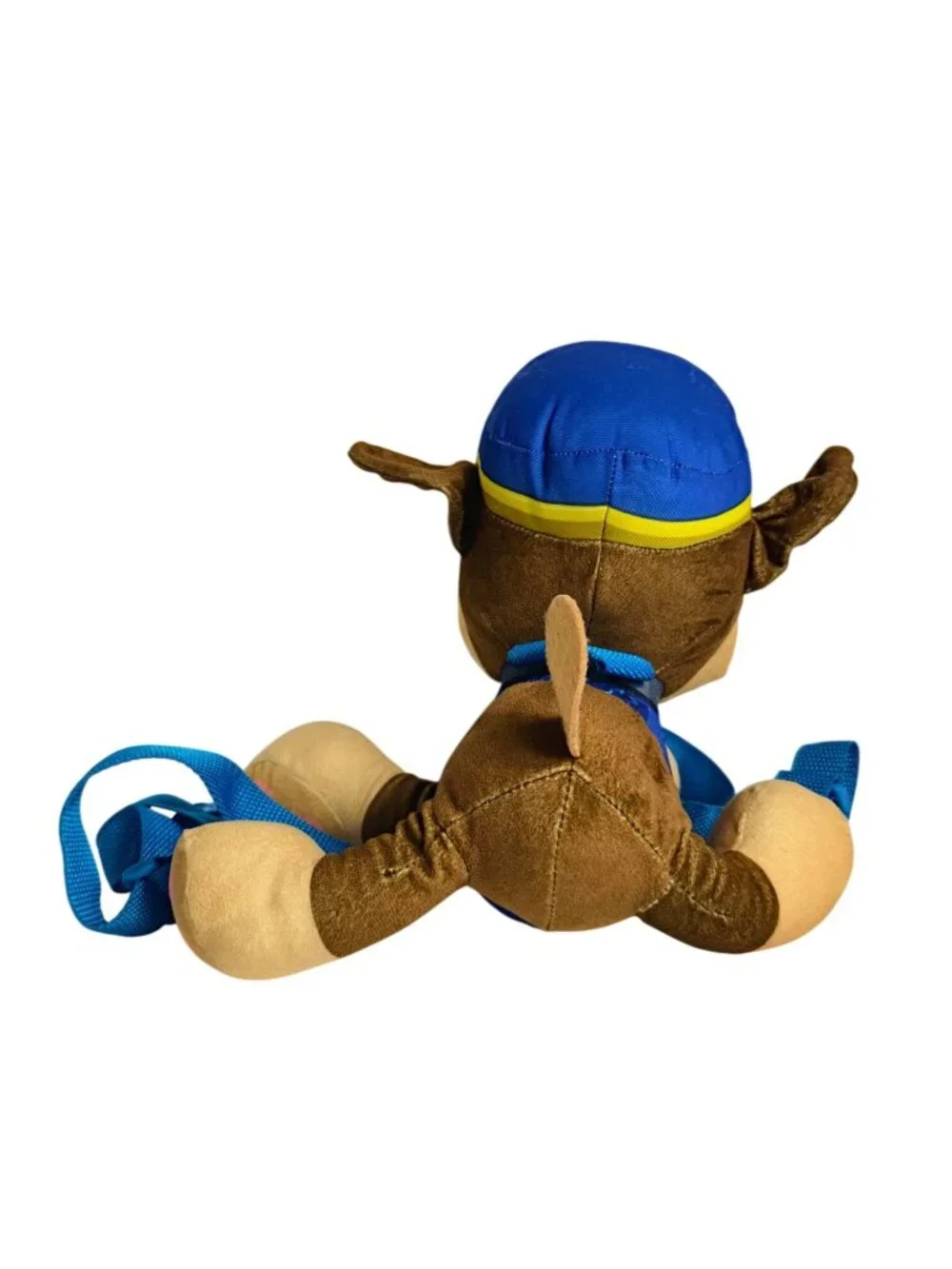 Paw Patrol Chase Plush Backpack Zippered Storage Pouch Adjustable Straps Nic
